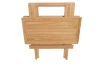 Záhradný konferenčný stolík Jakarta 50x50 cm, skladacia, teak