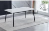 Jedálenský stôl Danny 160x90 cm, imitácia bieleho mramoru