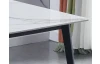 Jedálenský stôl Danny 160x90 cm, imitácia bieleho mramoru
