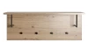 Nástenný šatníkový panel Parma, šírka 80 cm, dub/čierny