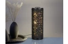 Stolná LED lampa Taco,trblietavý efekt, čierno-zlatá