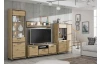 TV skrinka Trondheim 158 cm, dub artisan/dub čierny