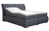 Posteľ boxspring s polohovaním Meryl 180x200 cm, antracitová látka