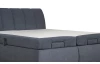 Posteľ boxspring s polohovaním Meryl 180x200 cm, antracitová látka