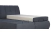 Posteľ boxspring s polohovaním Meryl 180x200 cm, antracitová látka