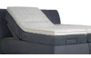 Posteľ boxspring s polohovaním Meryl 180x200 cm, antracitová látka