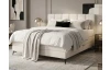 Posteľ boxspring Bergamo 180x200 cm, svetlo krémová látka
