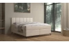 Posteľ boxspring Bergamo 180x200 cm, svetlo krémová látka