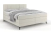 Posteľ boxspring Bergamo 180x200 cm, svetlo krémová látka