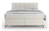 Posteľ boxspring Bergamo 180x200 cm, svetlo krémová látka