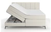 Posteľ boxspring Bergamo 180x200 cm, svetlo krémová látka