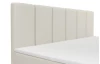 Posteľ boxspring Bergamo 180x200 cm, svetlo krémová látka
