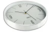 Nástenné hodiny 30 cm, strieborný kov