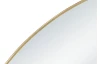 Nástenné zrkadlo Esra 50 cm, zlaté