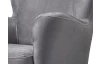 Kreslo Next, šedá látka
