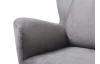 Kreslo Next, šedá látka
