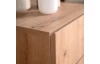 Široká komoda so zásuvkami Nola, dub artisan/čierna