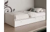 Posteľ s úložným priestorom Patrik 90x200 cm, biela