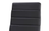Jedálenská stolička Zita, čierna ekokoža