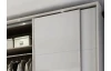 Paspartový rám s osvetlením k šatníkovej skrini Syncrono, 323 cm,biely