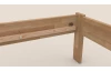 Posteľ Tema Futon 180x200 cm, prírodný buk