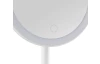 Kozmetické zrkadlo s LED Liara 18x28,5 cm, biele