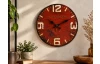 Nástenné hodiny London 30 cm, retro vintage, MDF