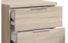 Nočný stolík s 3 zásuvkami Smilla, výška 61 cm, dub sonoma