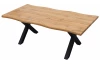 Jedálenský stôl v zaoblenom tvare Mikkel 160x90 cm, divoký dub
