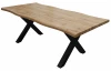 Jedálenský stôl v zaoblenom tvare Mikkel 160x90 cm, divoký dub