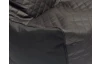Sedací vak Gamer Nest, čierna látka/čierna ekokoža