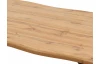 Jedálenský stôl v zaoblenom tvare Mikkel 180x90 cm, divoký dub