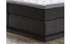 Posteľ boxspring Portage 160x200 cm, antracitová látka