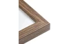 Rámovaný obraz Čierna geometria, 15x60 cm