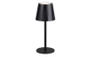 Nabíjacia LED stolná lampa Diaz, čierna