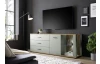 Televízna skrinka Narva, šalviovo zelená/dub evoke