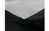 Sedací vak Carole, čierna látka/svetlo šedá tkanina