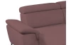 Sedacia súprava Braga 3A, staroružová látka, tvar  ľavé U