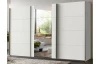 Šatníková skriňa Bern, extra šírka 360 cm/extra výška 236 cm, biela
