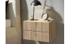 Nástenný nočný stolík s 2 zásuvkami Taboni, dub artisan