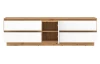 TV skrinka Foggia 188 cm, dub artisan/biela
