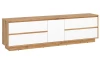 TV skrinka Foggia 188 cm, dub artisan/biela