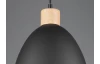 Luster Jagger 25 cm, čierny