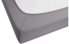 Napínacie prestieradlo Jersey Castell 140x200 cm, strieborné