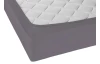 Napínacie prestieradlo Jersey Castell 140x200 cm, strieborné