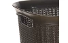 Úložný box/kôš na prádlo 38 l, hnedý, ratanový vzhľad