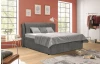 Posteľ Misty 160x200 cm, šedá látka