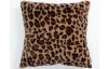 Dekoračný vankúš Fashion Leopard 60x60 cm, hnedý