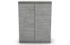 Skrinka Carlos 80 cm, šedý beton