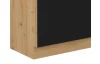 Dolná kuchynská skrinka Modena, 60 cm, dub artisan/čierna
